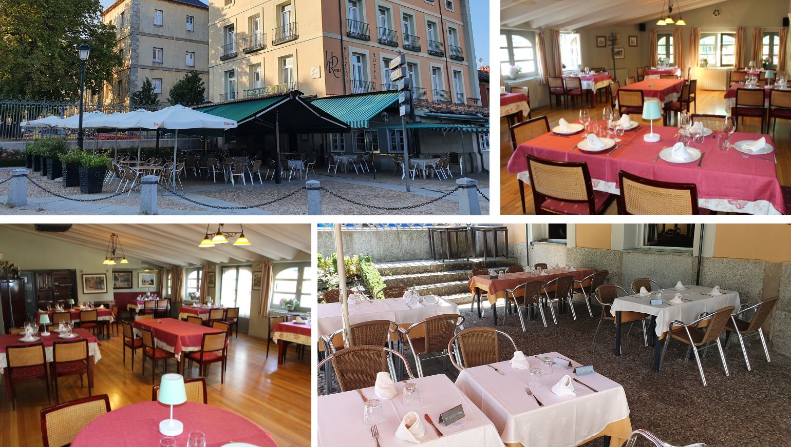 TERRAZA HOTEL ROMA OPT. Comedor Hotel Restaurante Roma web